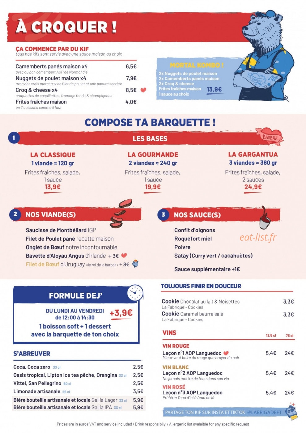 La Brigade — carte page 1