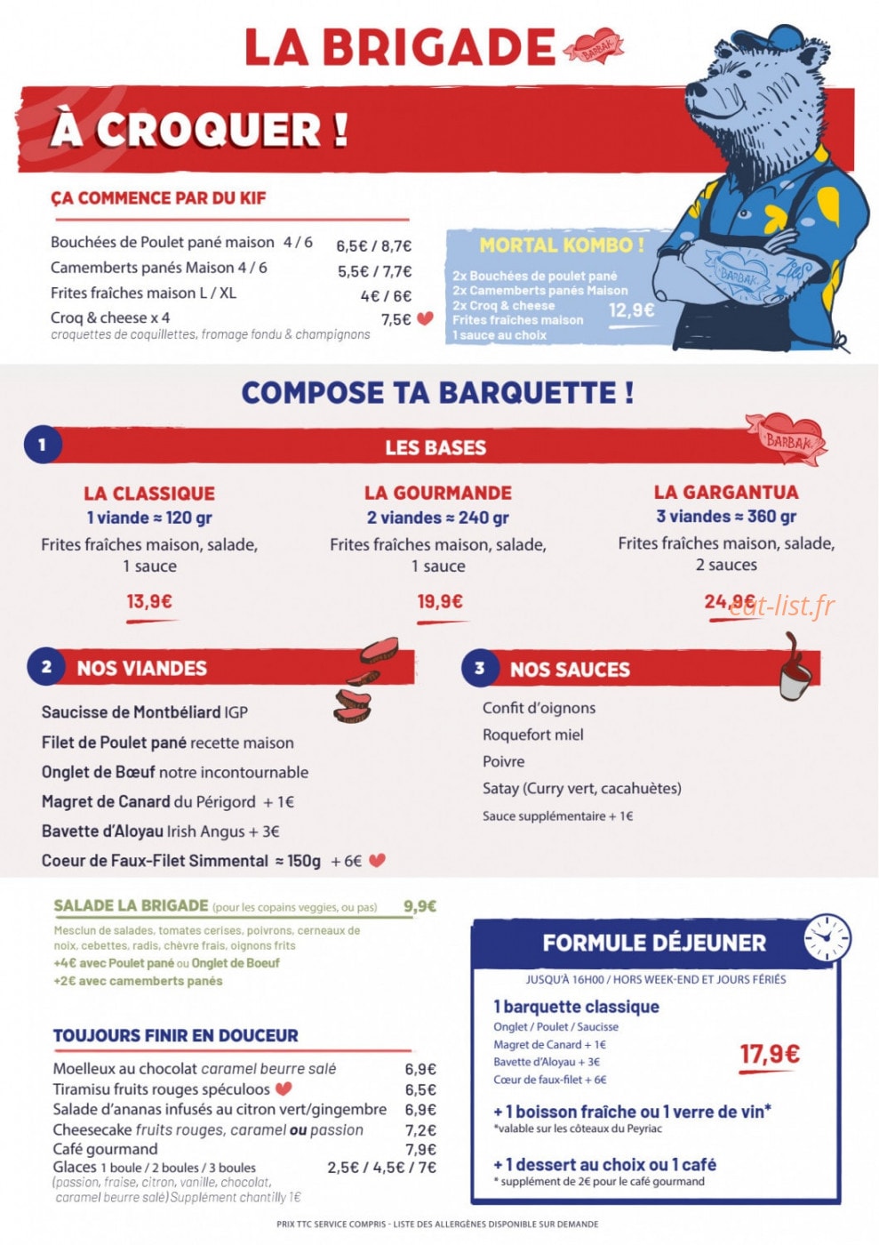 La Brigade — carte page 1