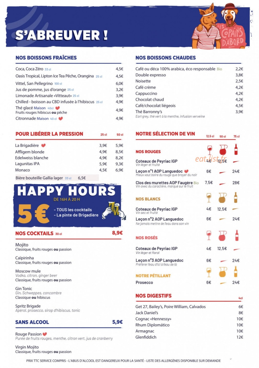 La Brigade — carte page 2