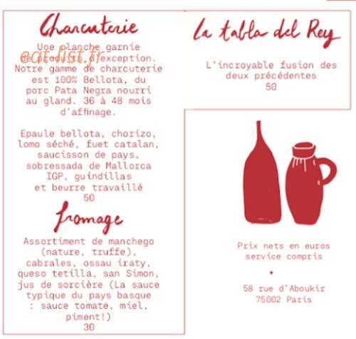 La Noceria — carte page 3
