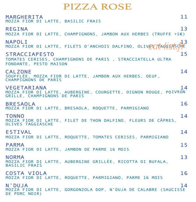 La Piazzetta — carte page 3