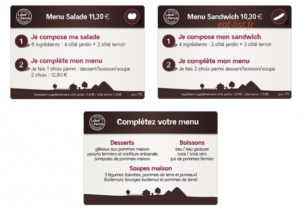 Label Ferme — carte page 1