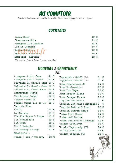 Le Chardonnay — carte page 5