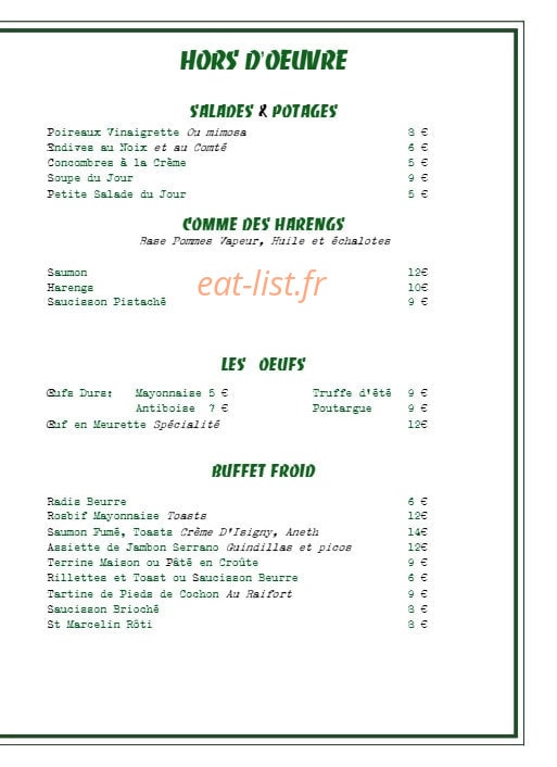 Le Chardonnay — carte page 2