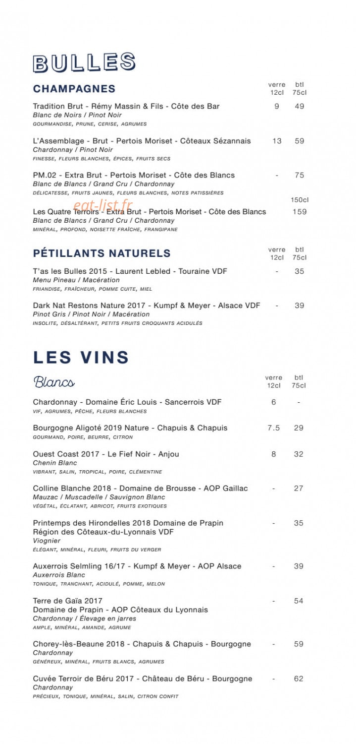 Le Fridge — carte page 4