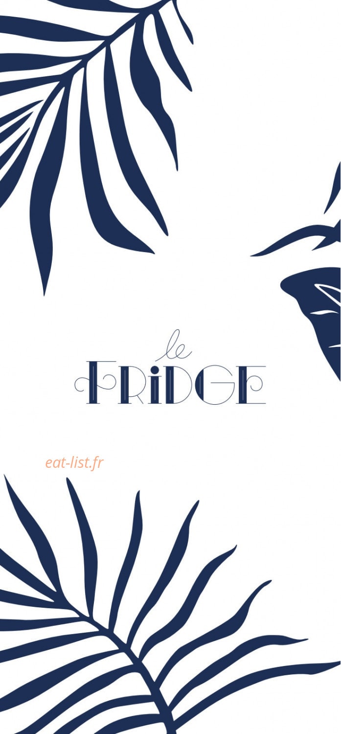 Le Fridge — carte page 1