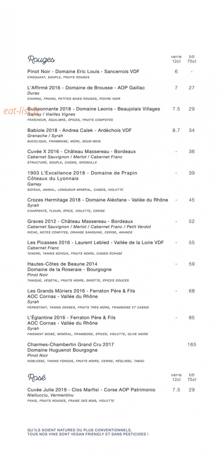 Le Fridge — carte page 5