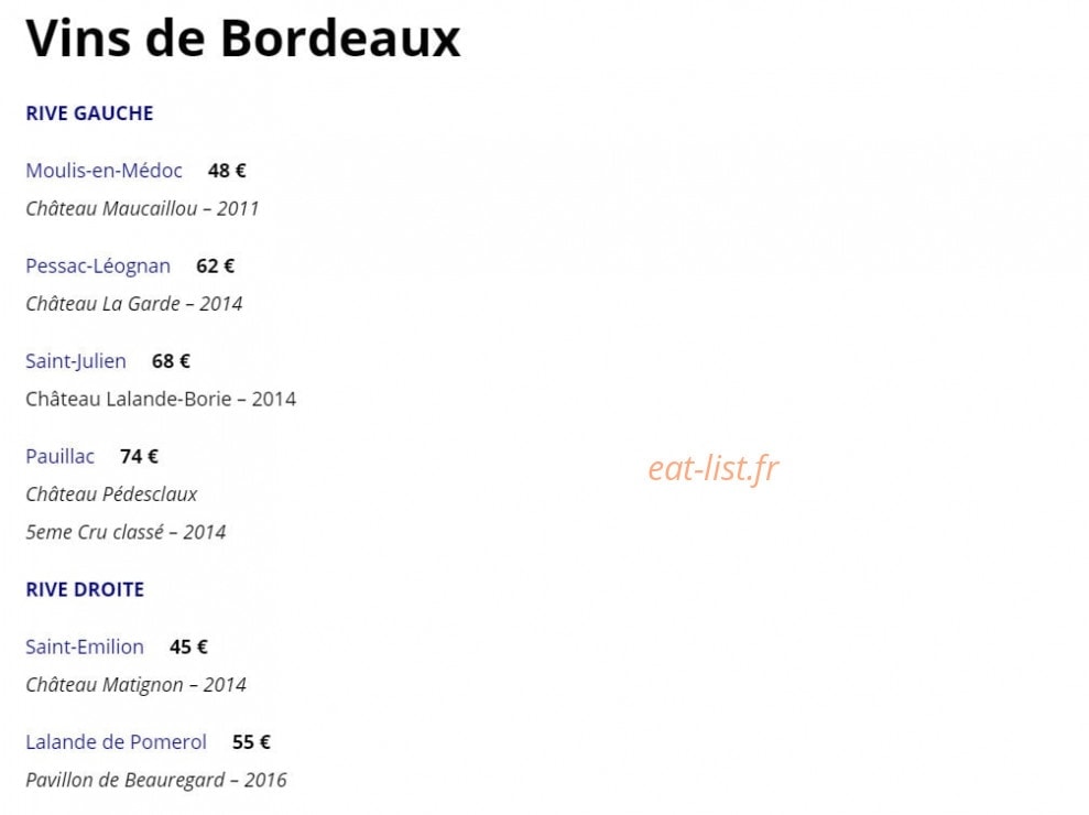 Le Gallopin — carte page 12