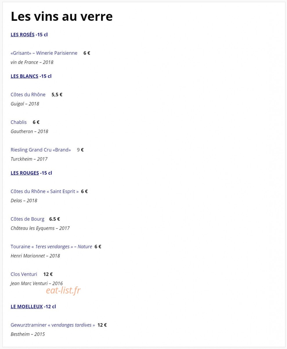 Le Gallopin — carte page 7