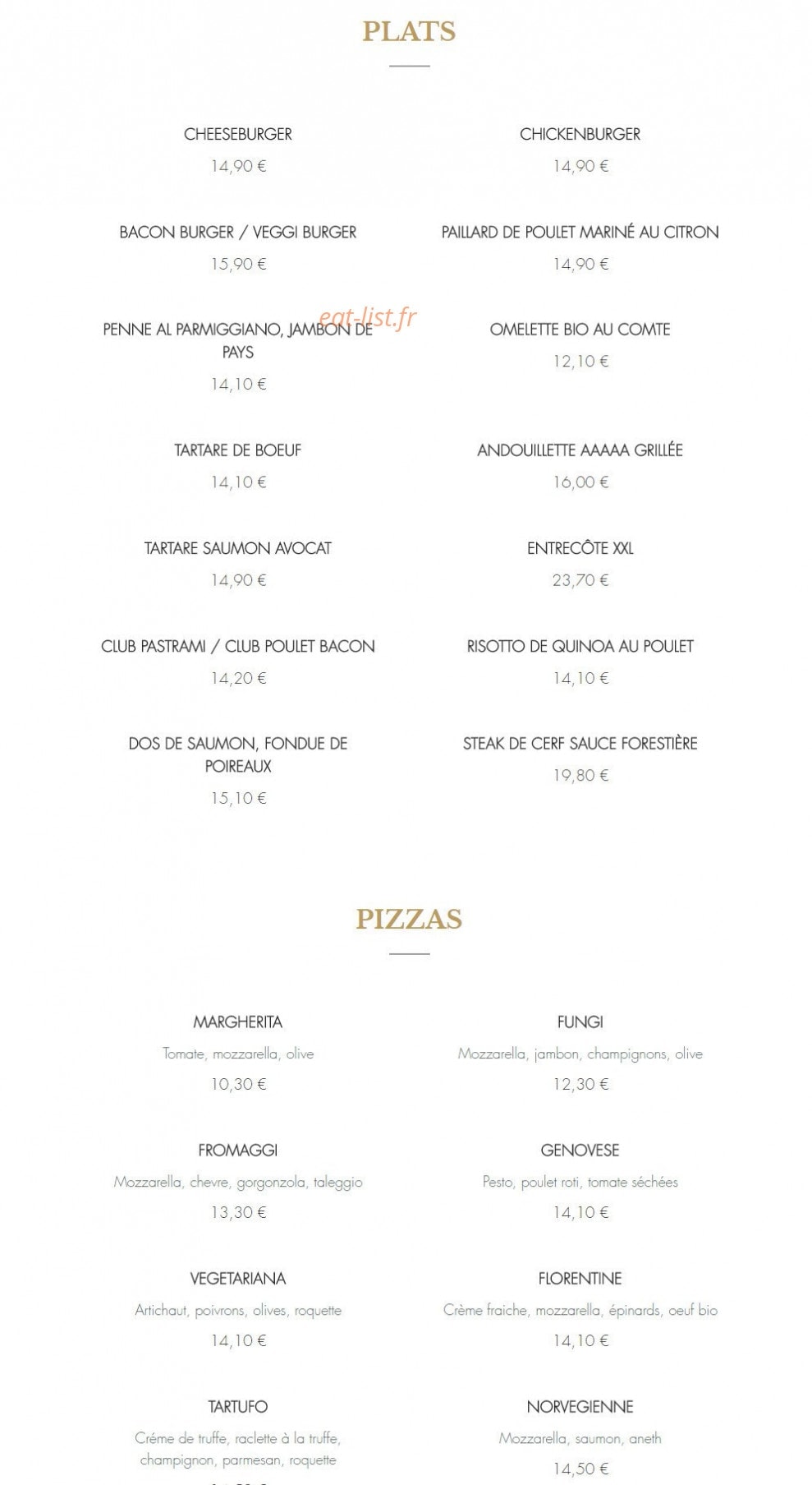 Le grand cerf — carte page 2
