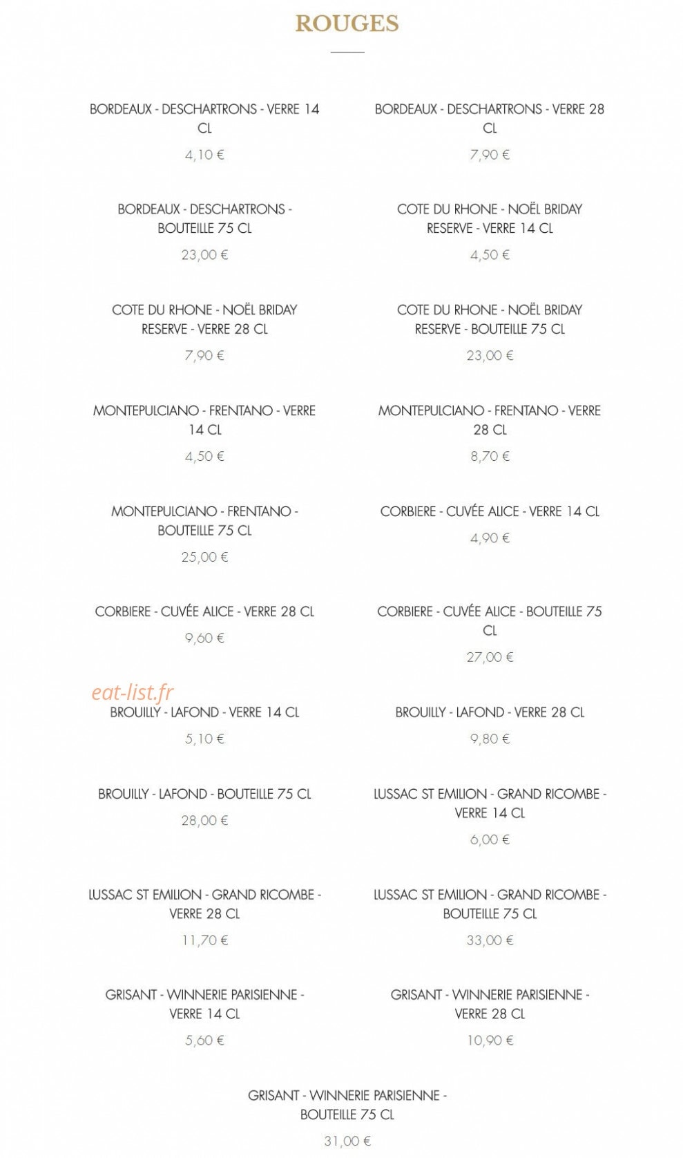 Le grand cerf — carte page 6