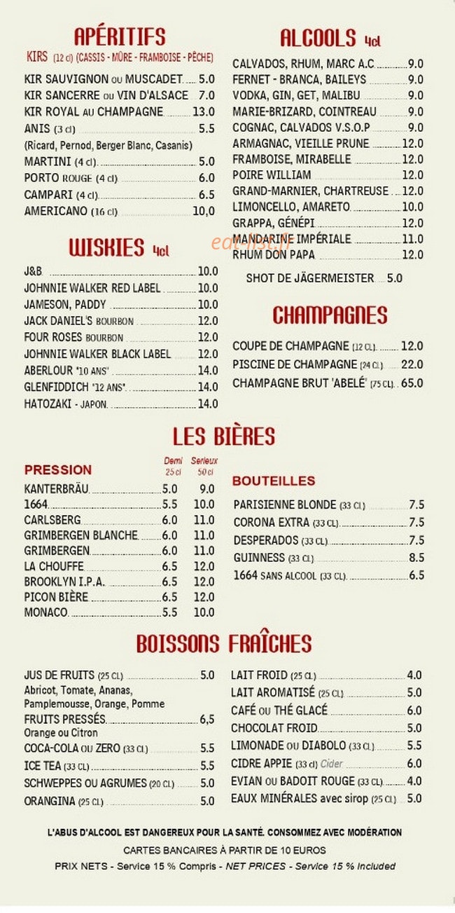 Le Marivaux — carte page 8