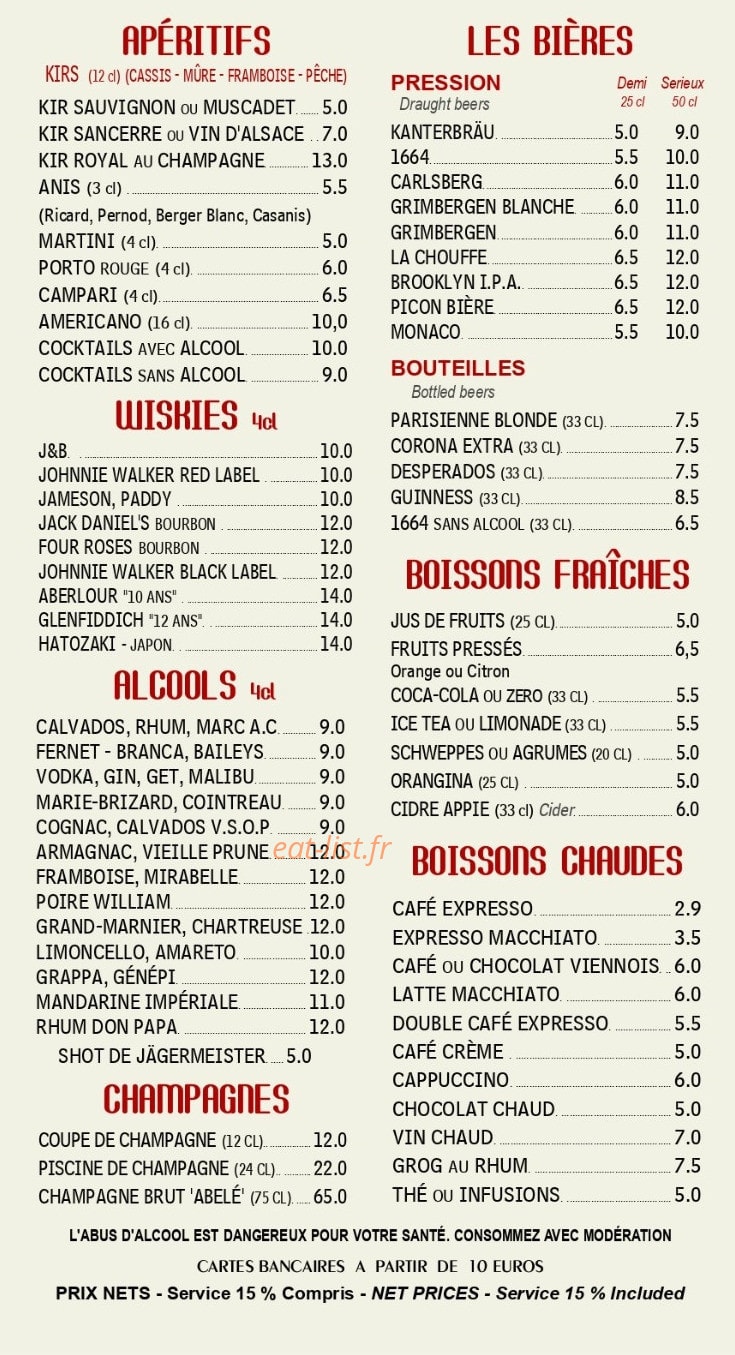 Le Marivaux — carte page 11