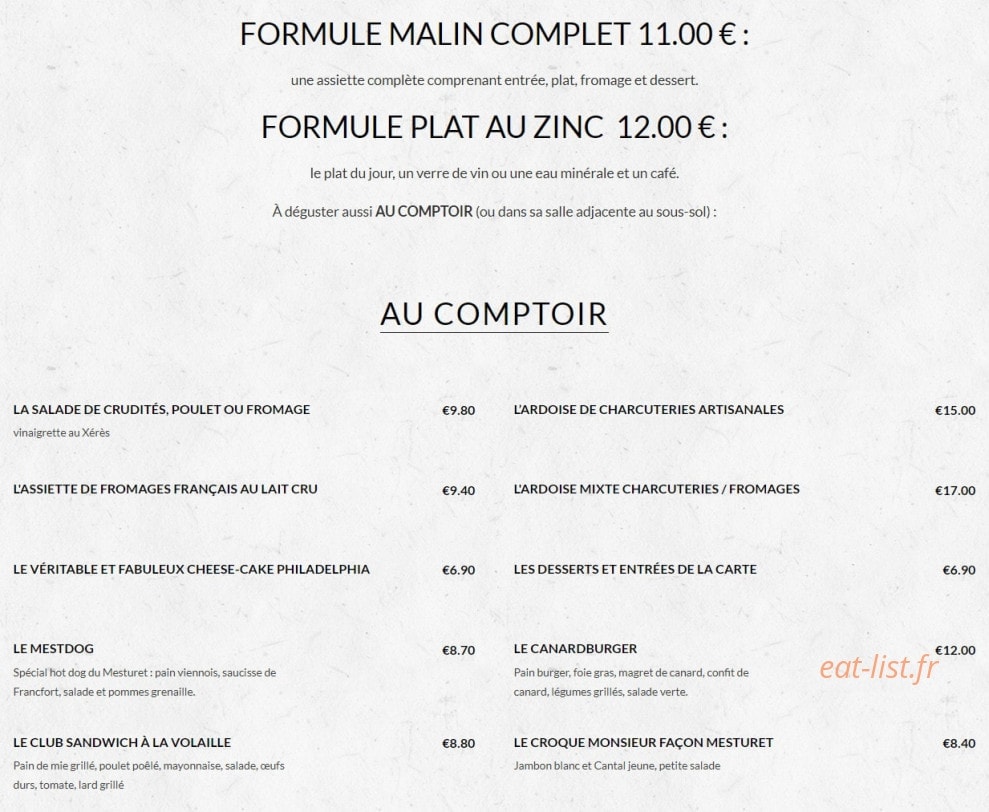 Le Mesturet — carte page 4