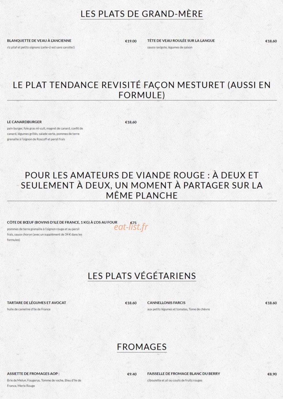Le Mesturet — carte page 2