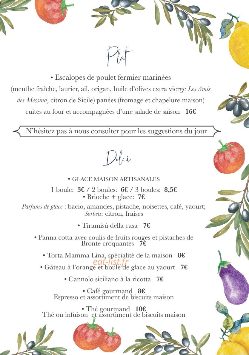 Les Amis des Messina — carte page 4