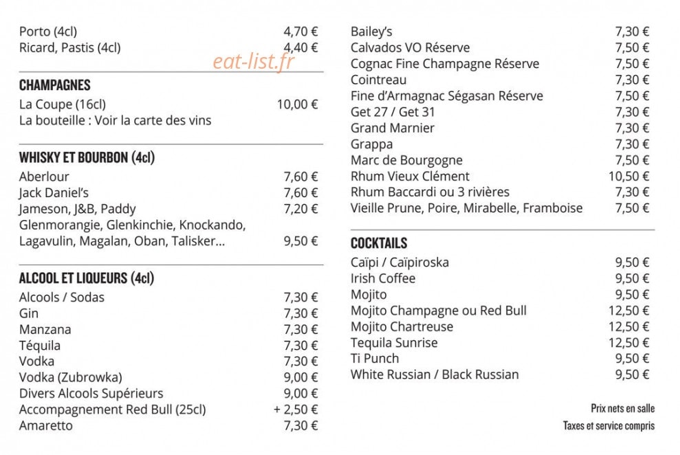 Lézard café — carte page 3