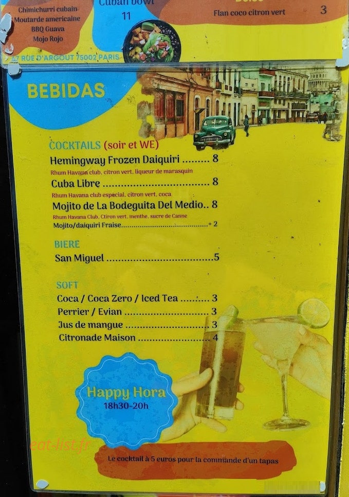 Little Havana — carte page 4