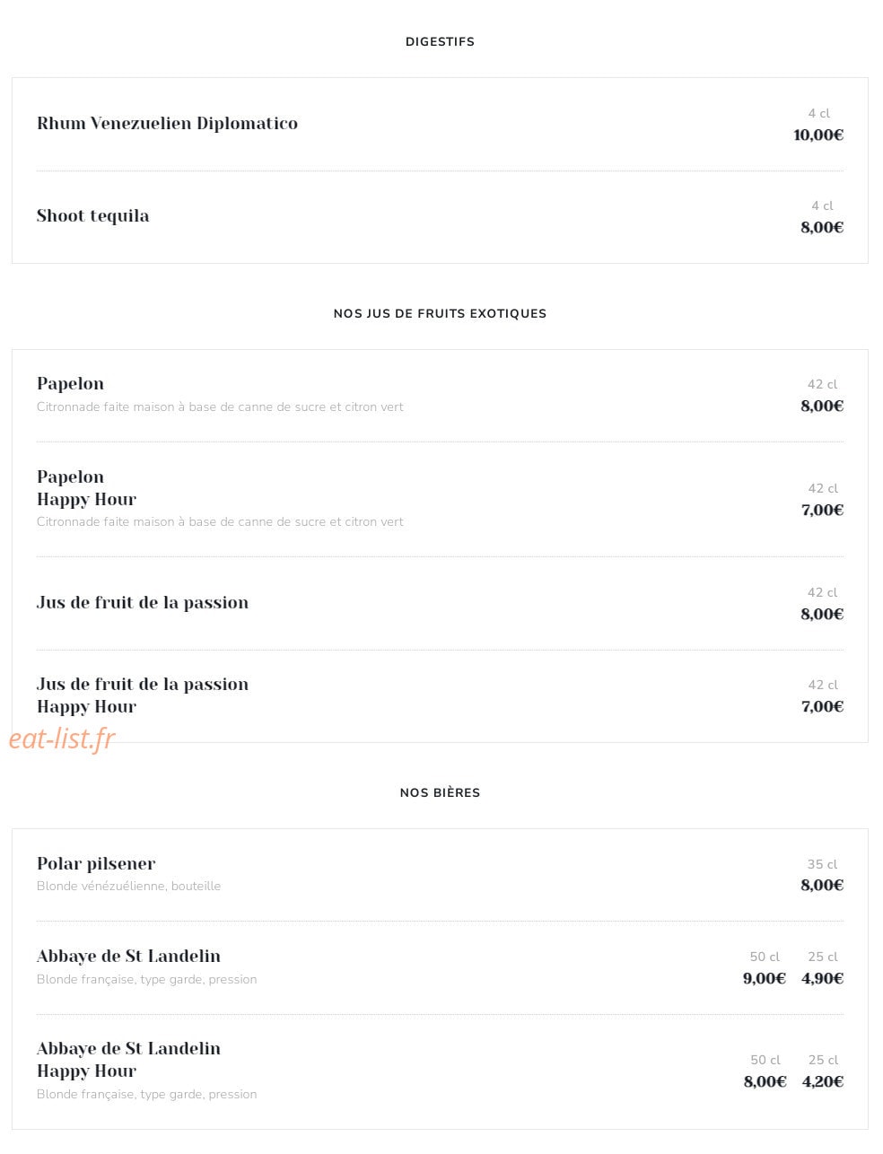 Maïz — carte page 6