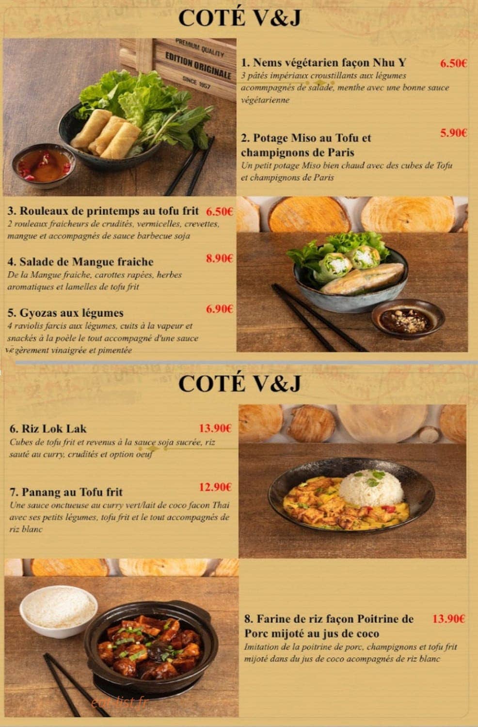 Makuisine Viet — carte page 5