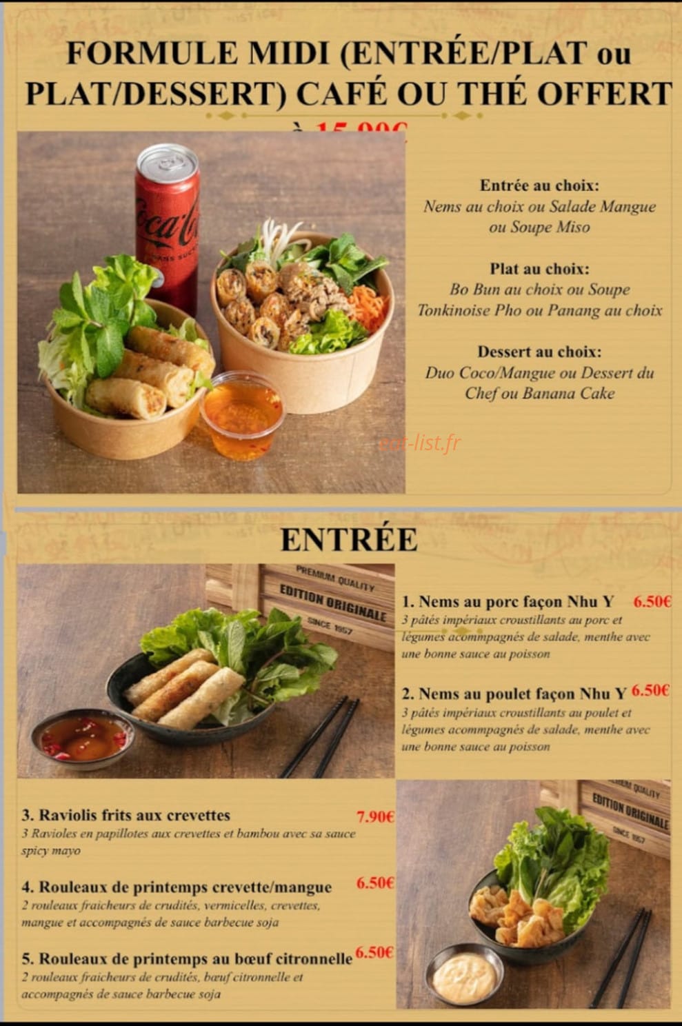Makuisine Viet — carte page 2