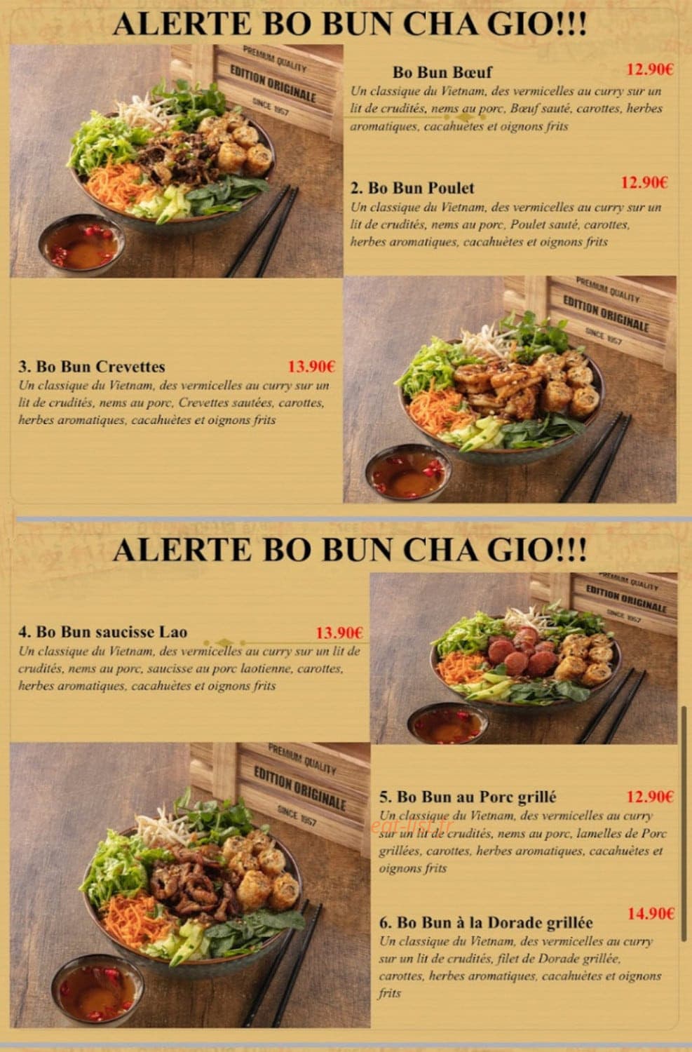 Makuisine Viet — carte page 4