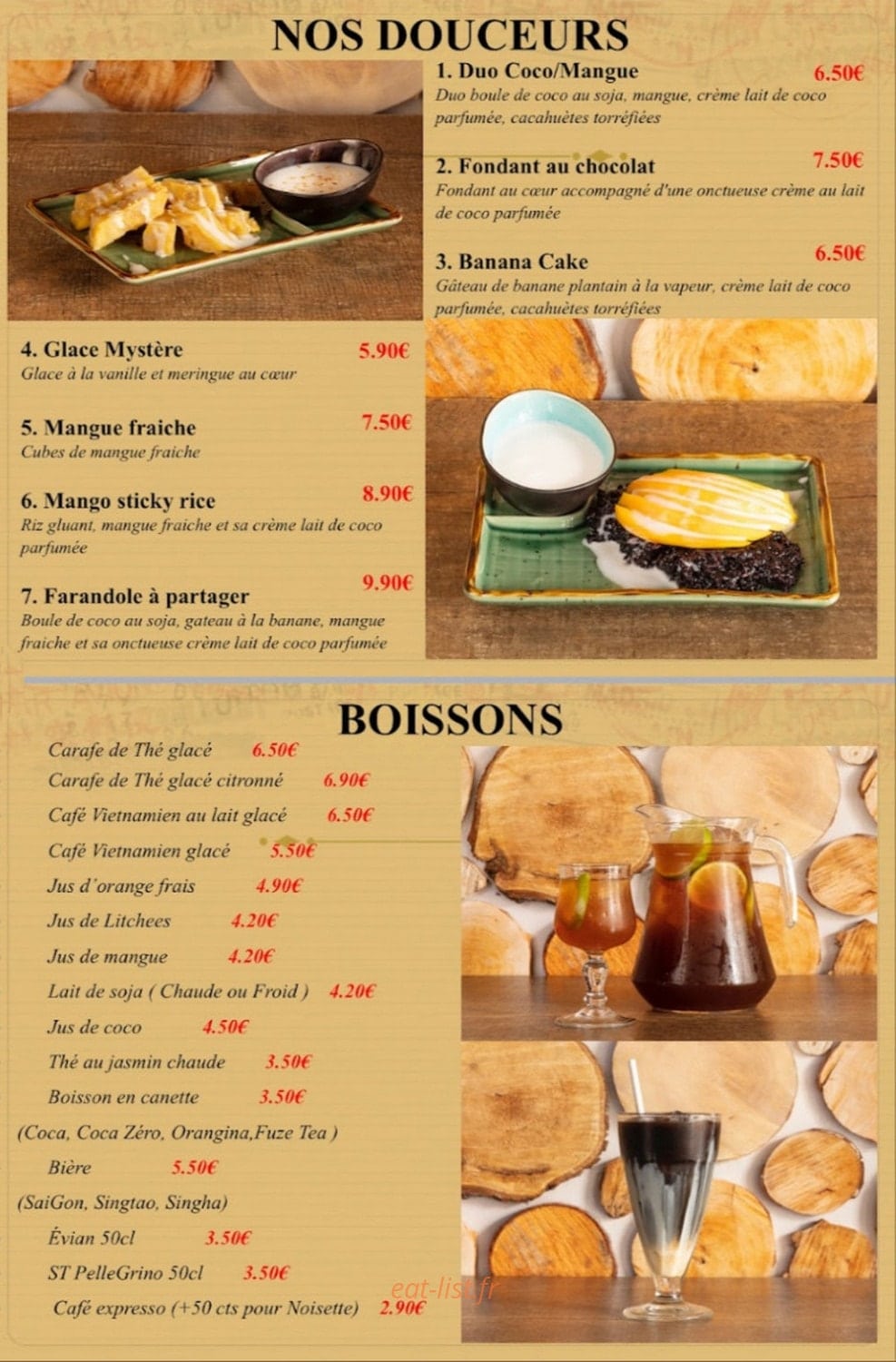 Makuisine Viet — carte page 6