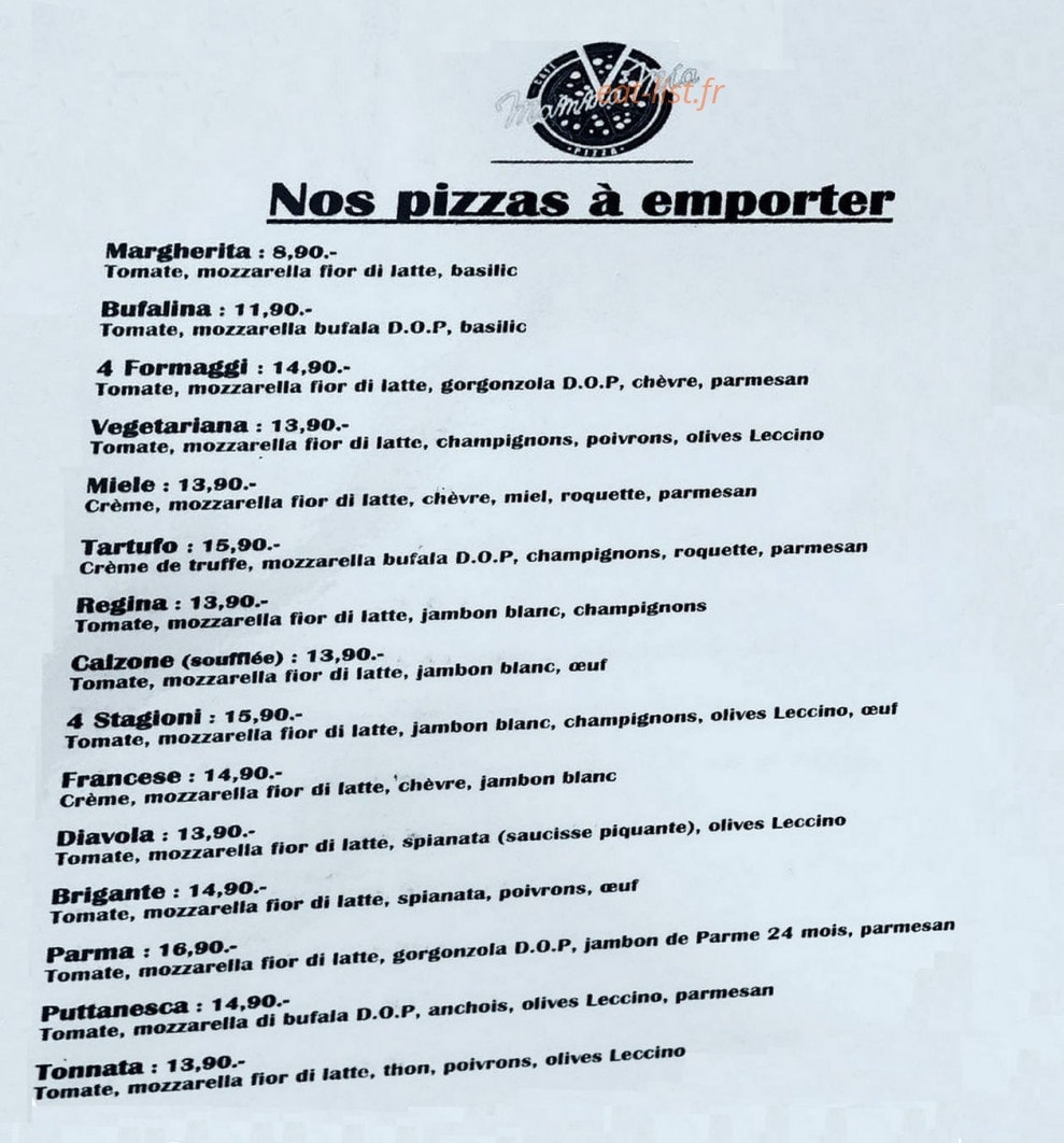Mamma Mia — carte page 1
