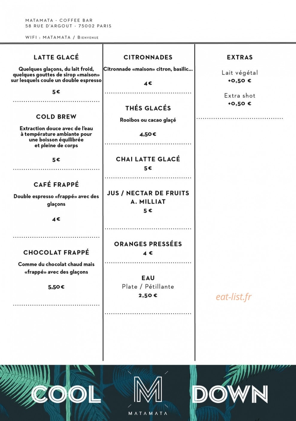 Matamata — carte page 2