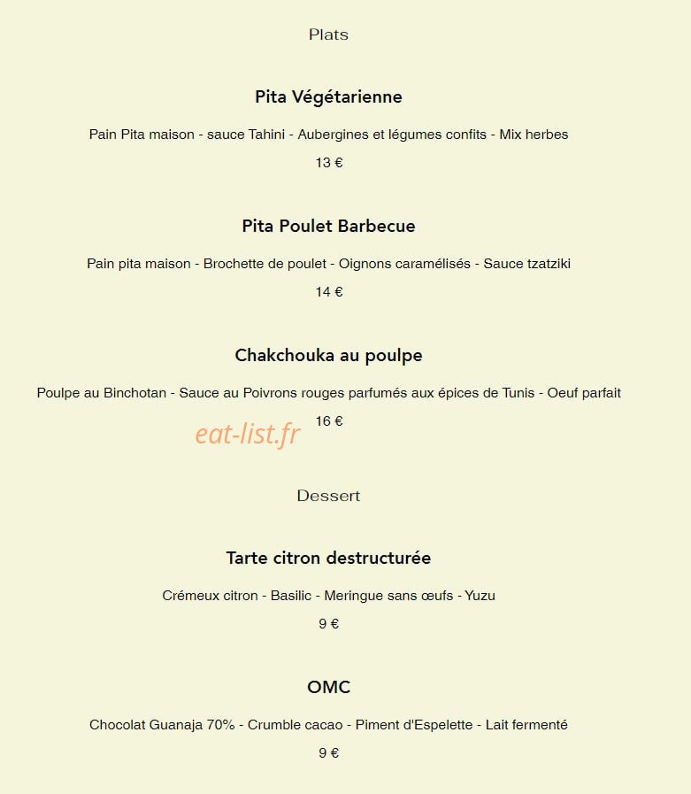 Mirage — carte page 2