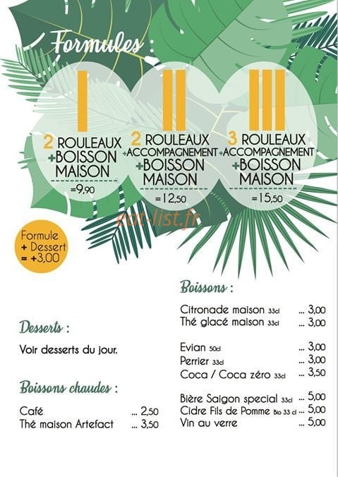 Monsieur Printemps — carte page 2