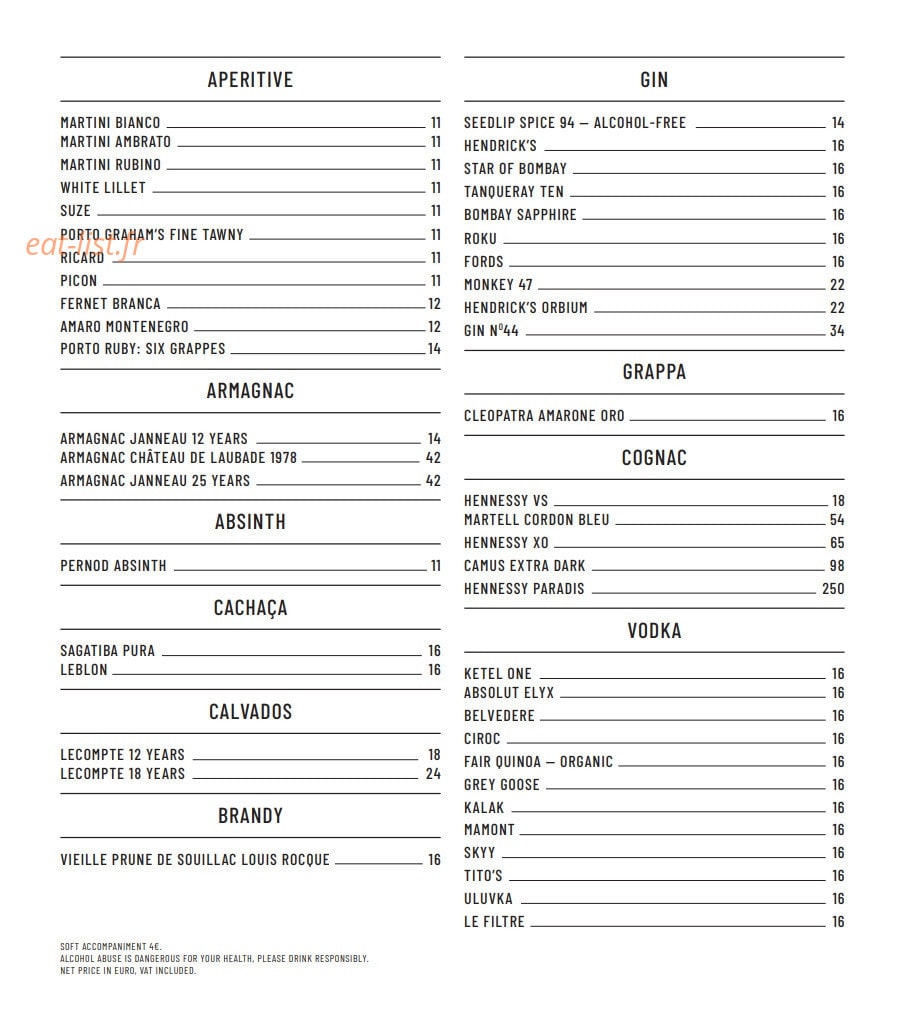 Montecito — carte page 15