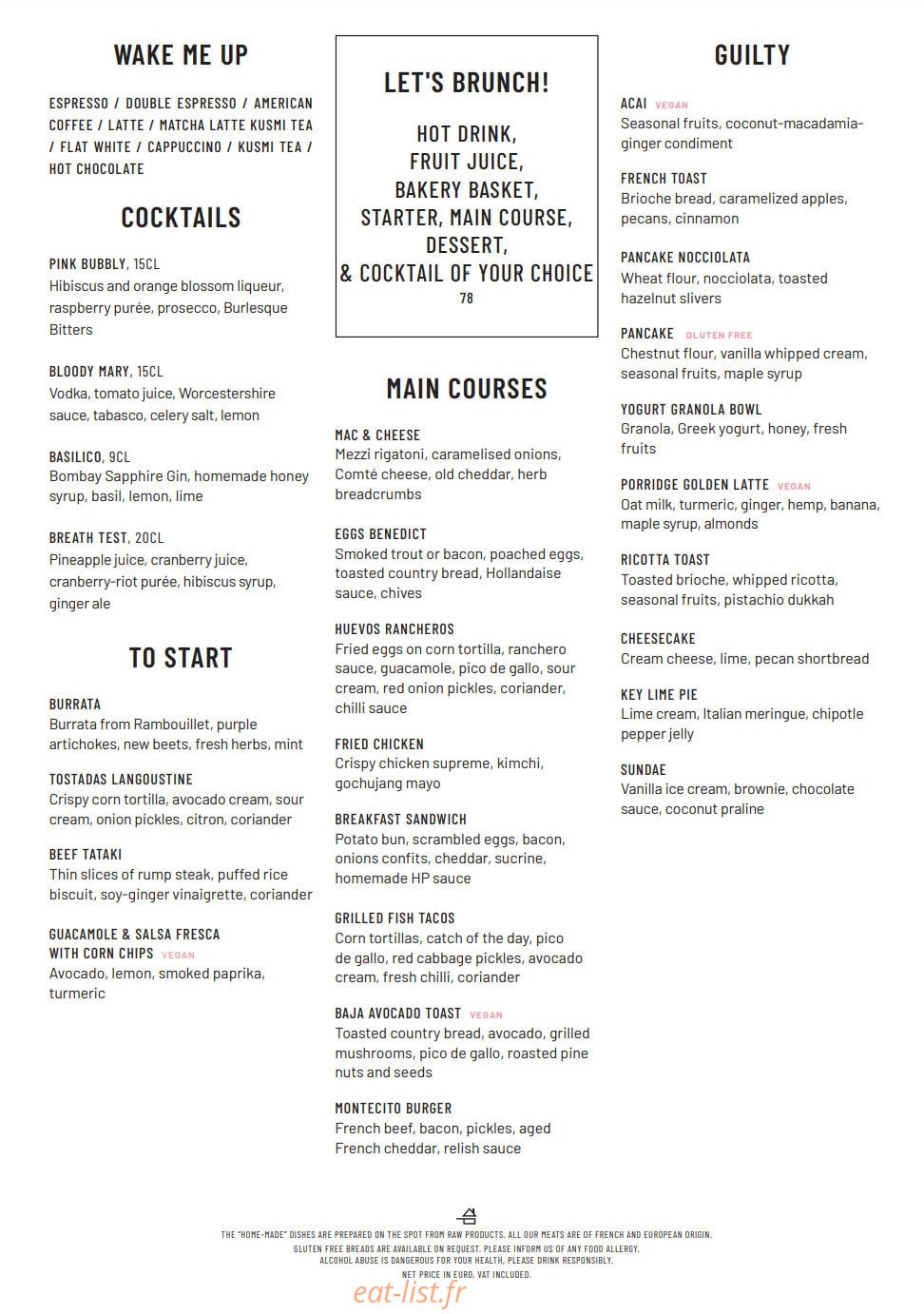 Montecito — carte page 13