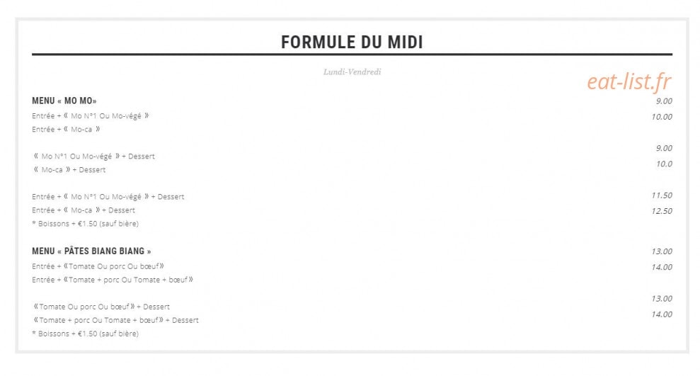 Mr Zhao — carte page 5