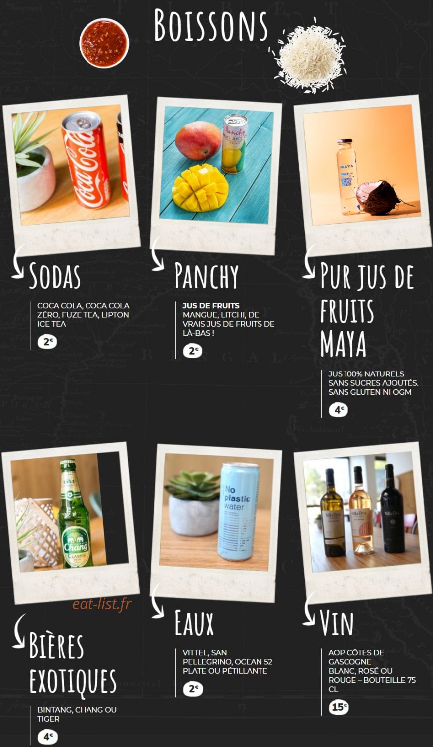 My Little Warung — carte page 4