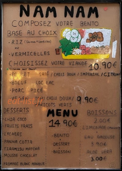 Nam Nam — carte page 1