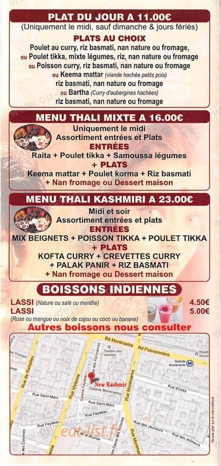 New Kashmir — carte page 6