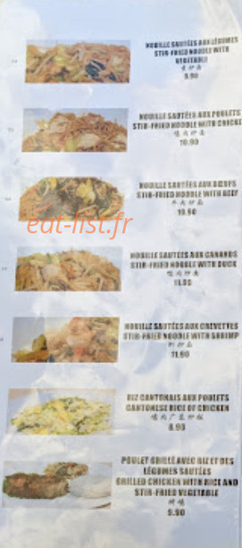 Nouille Vivante — carte page 4