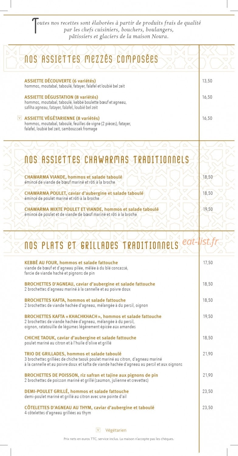Noura — carte page 1
