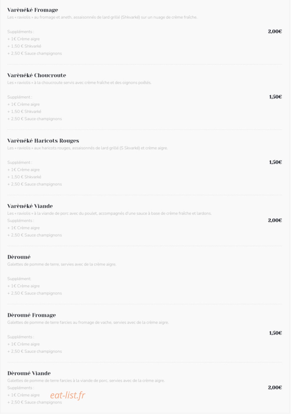 Oranta — carte page 6
