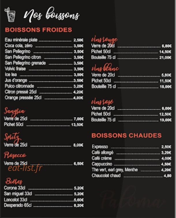 Paloma — carte page 3