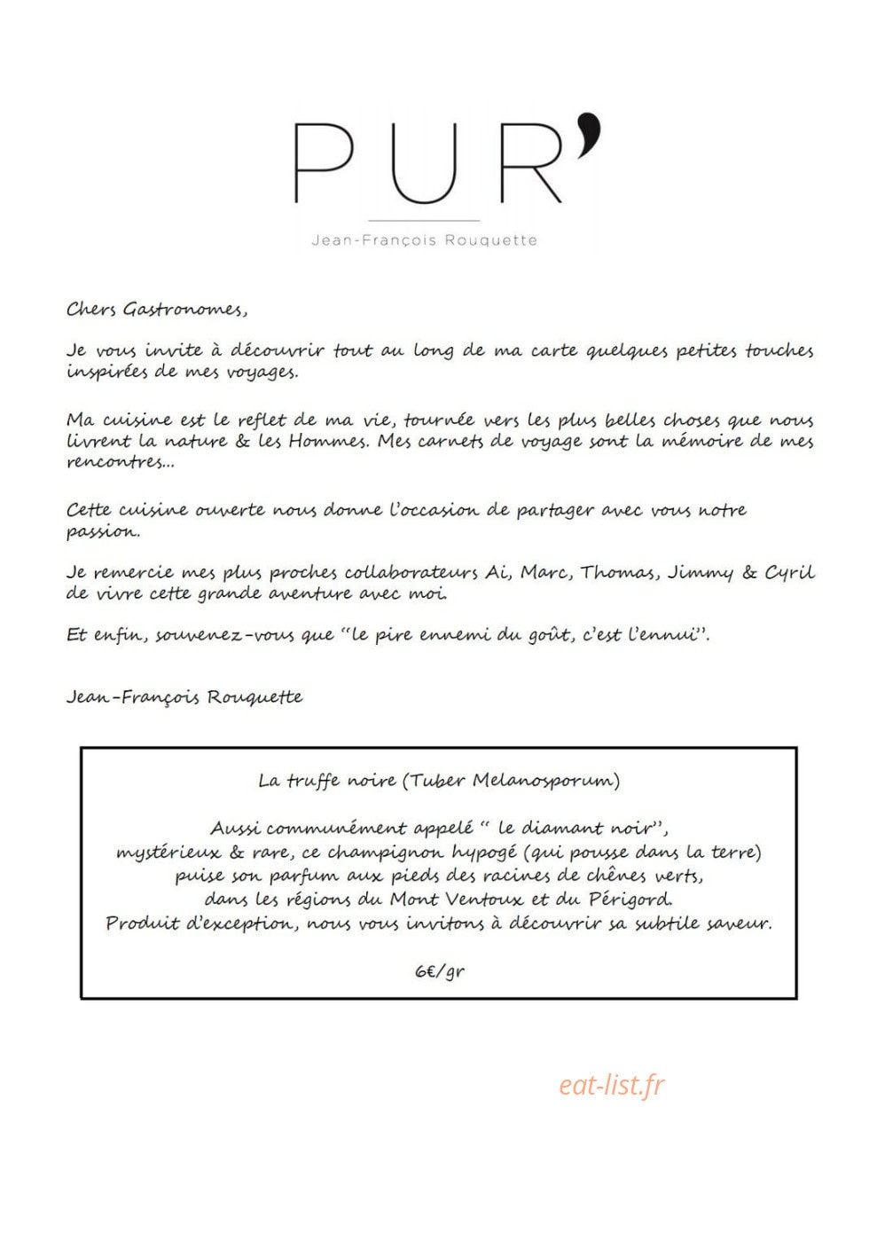Pur' — carte page 1