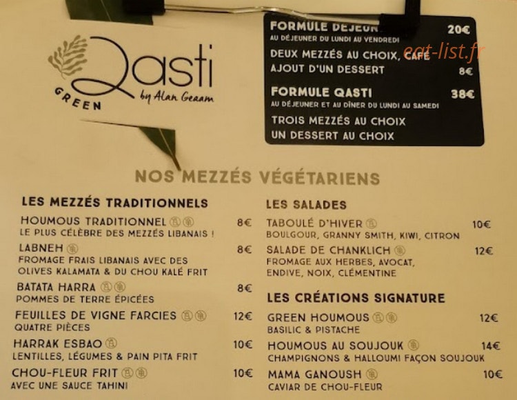Qasti Green — carte page 1