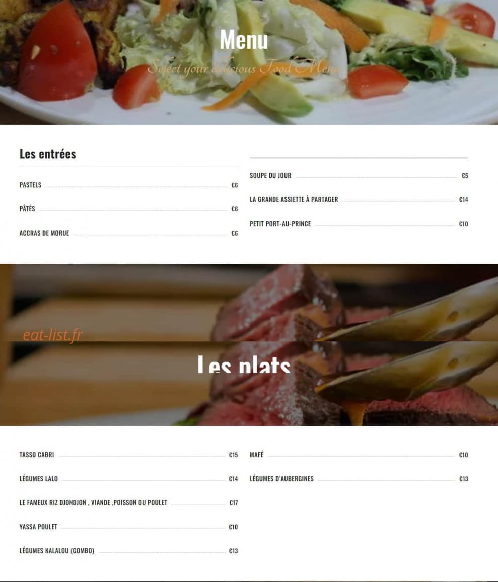 Riz Djondjon — carte page 1