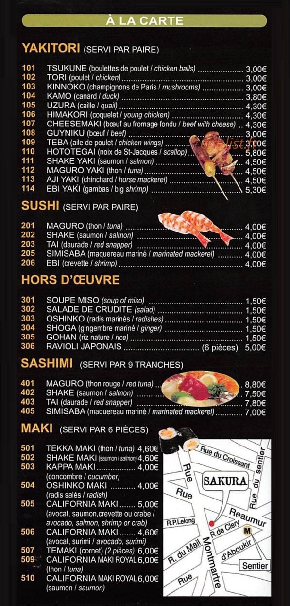 Sakura — carte page 6