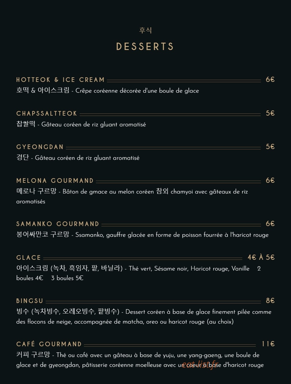 Samchic — carte page 5