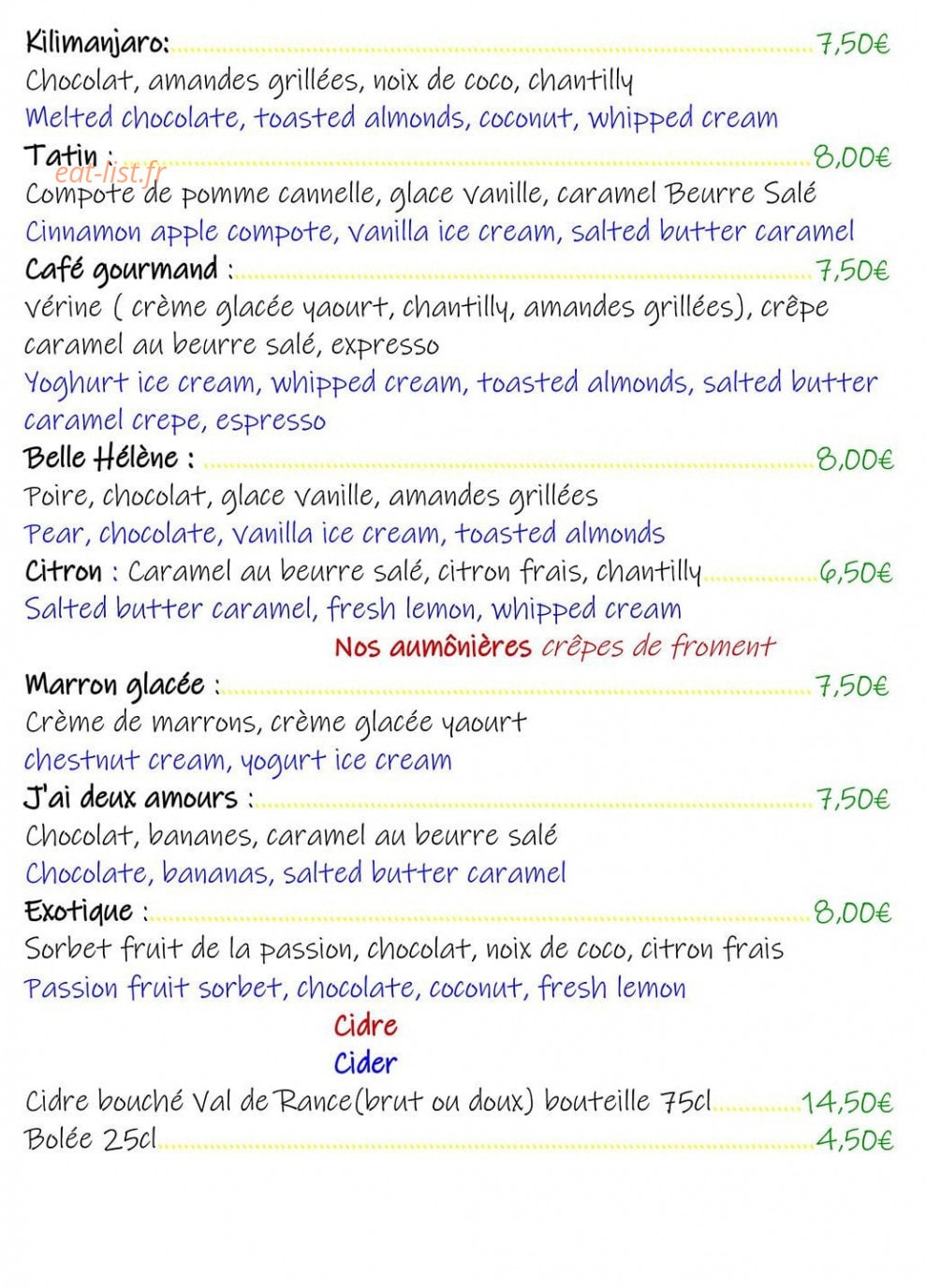 Sénégalette — carte page 6