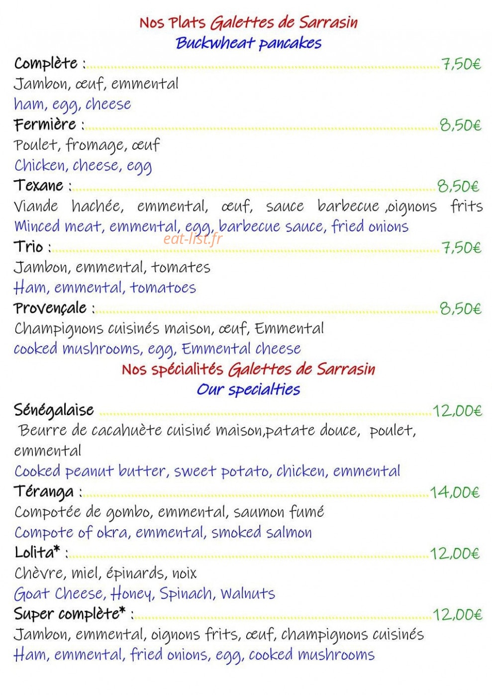 Sénégalette — carte page 1