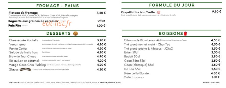 Smart Bowls — carte page 2