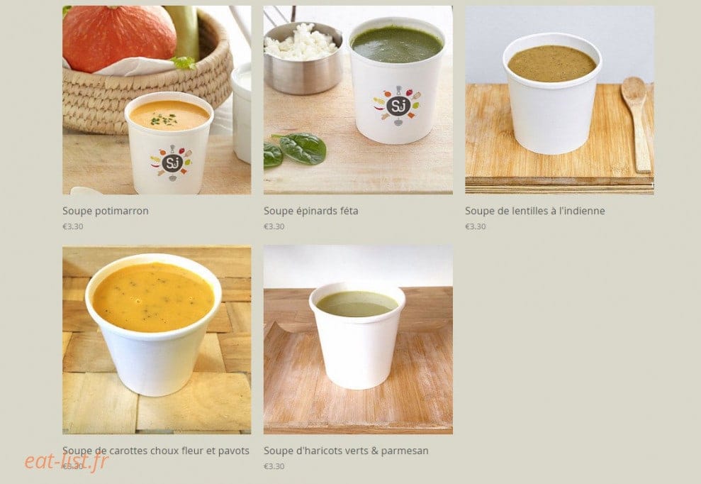 Soup And Juice — carte page 6